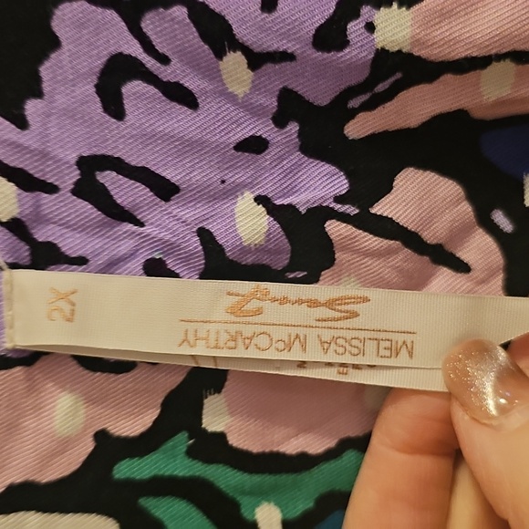 Melissa McCarthy Seven7 Floral Bouquet Wrap Dress 2X New With Tags - Picture 4 of 6